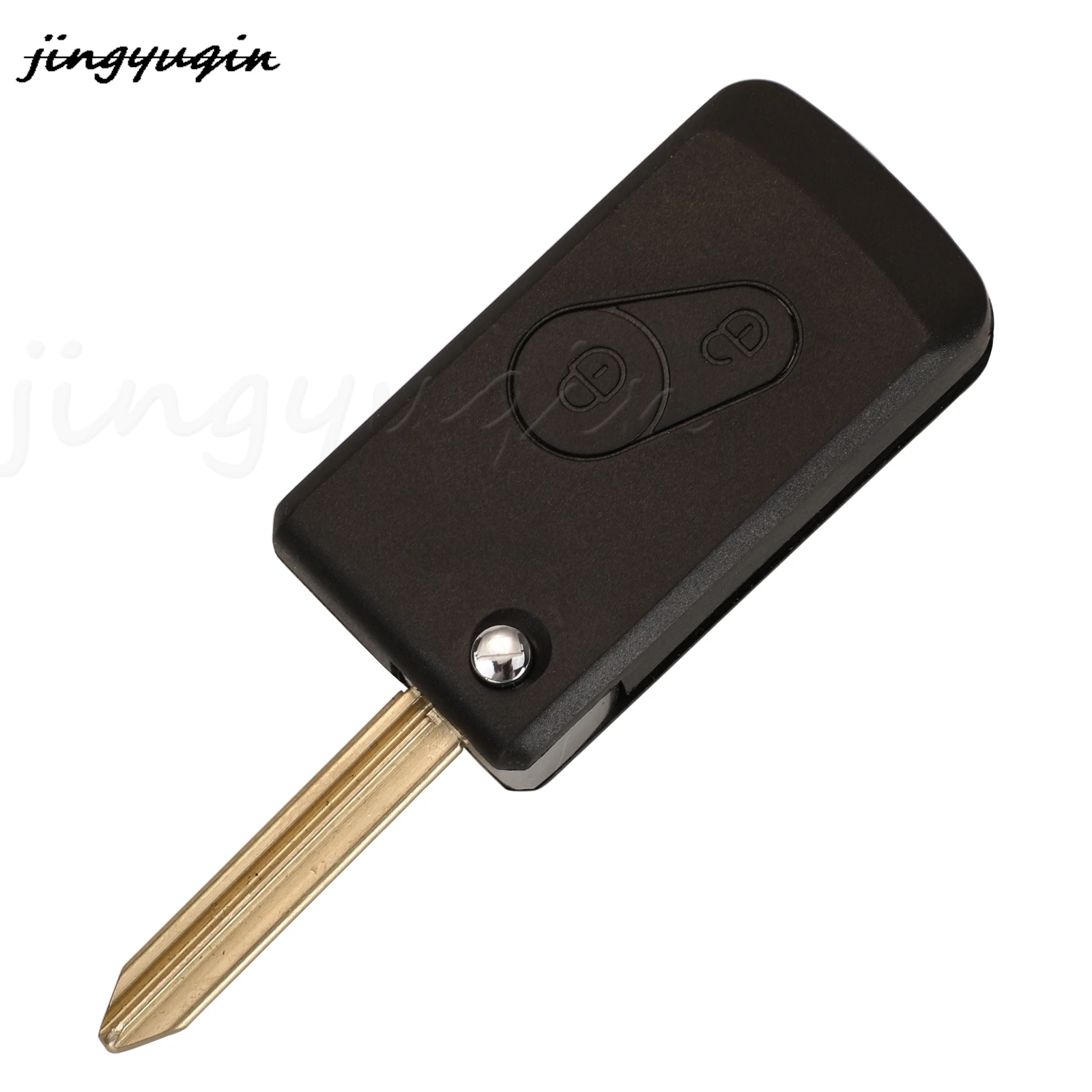 Jingyuqin 2Buttons Modified Remote Car Key Shell For Citroen Elysee Picasso Saxo Xsara Berlingo
