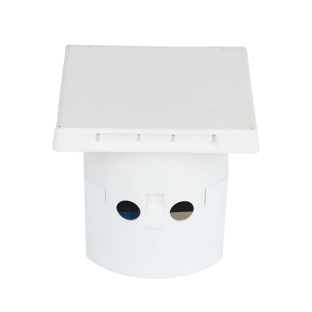 Caravan Waterproof Plug Socket 230V 16A External Flush Hook Up Apply To Caravan Camper Plastic Three Core Charging Socket Parts