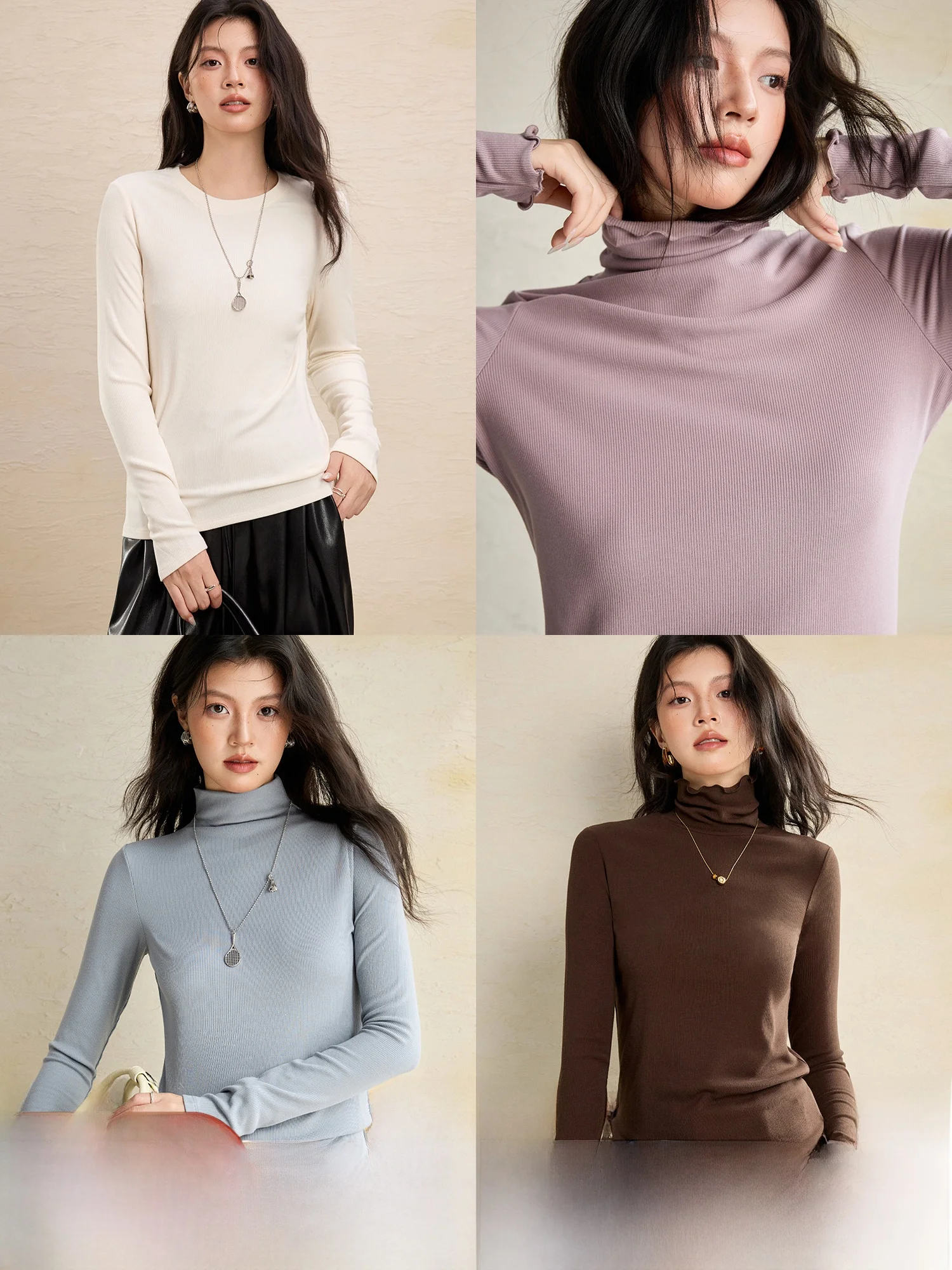 

Теплый базовый слой: удлиненная футболка из технологичного шелка для женщин, комфортная посадка, круглый вырез, для осени