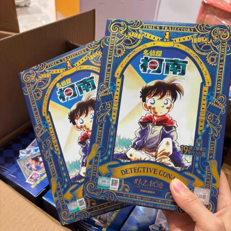 

Genuine KAYOU Card Game Collectible Stickers featuring Detective Conan New One Kid Frame Collectors Item Time Trajectory Gifts
