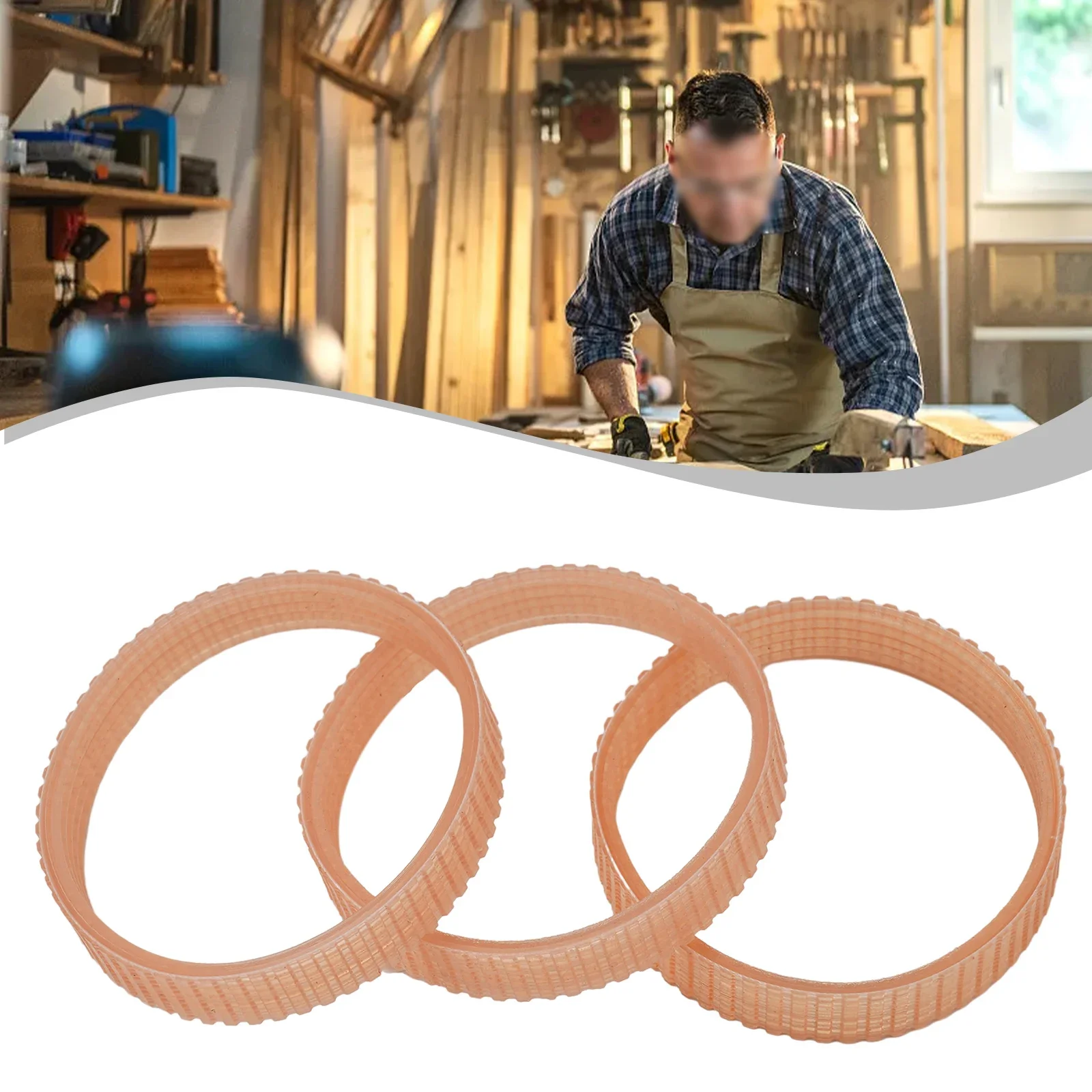 

Accessories Drive Belt 12mm Width 3pcs Electric Planer Drive Belt For NF90 Power Tool Polyurethane(PU) Exquisite