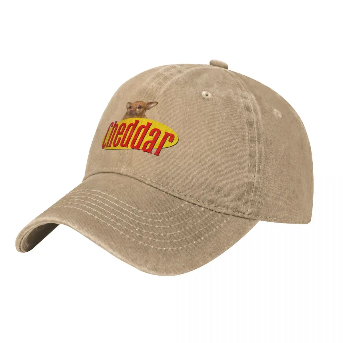 

Cheddar Show Cap Mal Fashion Hats Male's Funny Adjustable Y2K Summer Dad Gift