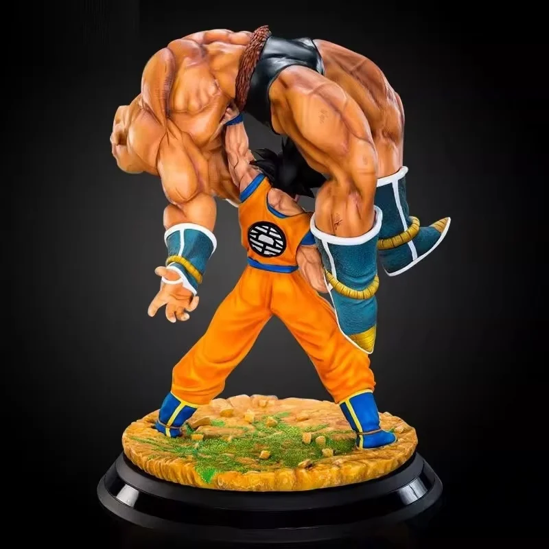 23 cm Dragon Ball Figuren Son Goku Figuren Goku hebt Napppa Figur PVC Statue Anime Modell Sammlung Schlafzimmer Dekoration Spielzeug