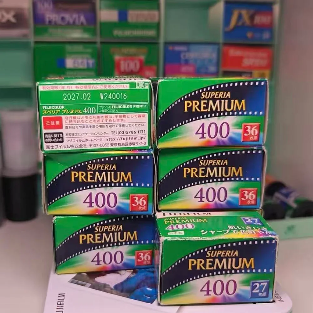 Upgrade Edition Fujifilm Xtra 400 35mm Film Superia Premium 400 Color 36 Exposure For 135 Format Camera - Expiry Date:2027