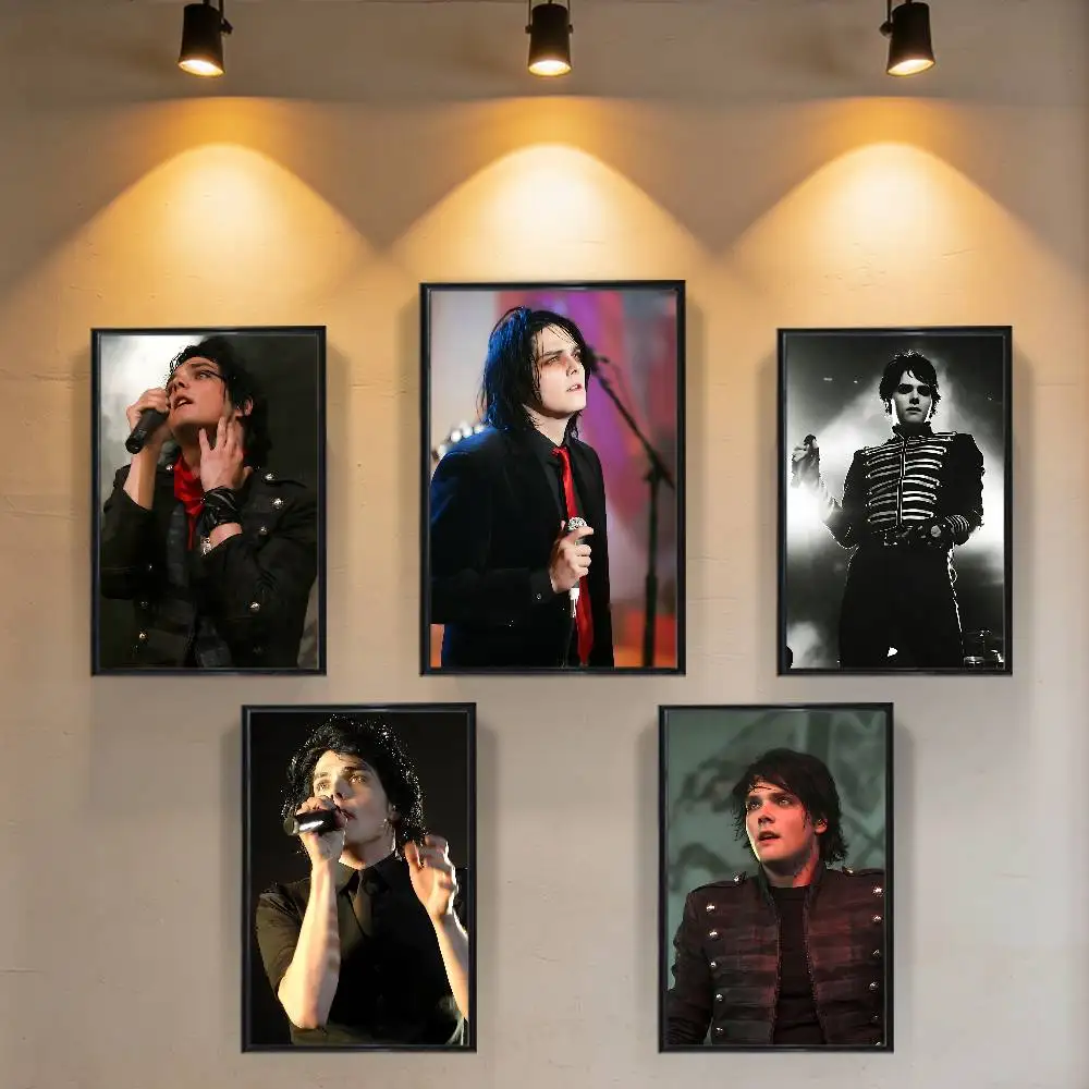 

lead singer G-Gerard Way High Quality Dorm Living Room Aesthetic Wall Decoration Painting Poster Stickers Gift
