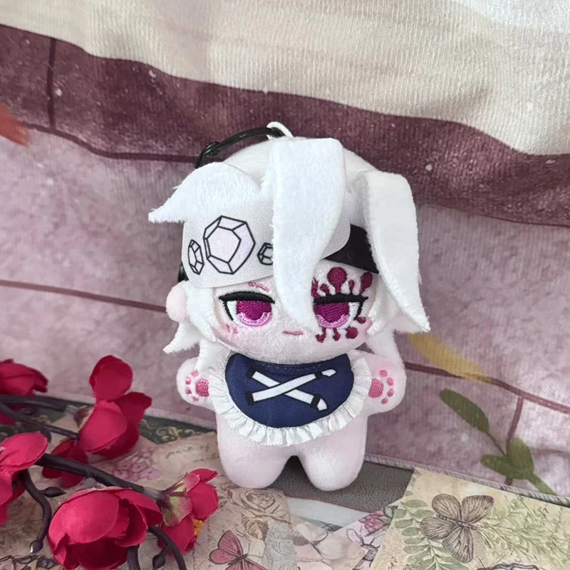 

Demon Slayer: Kimetsu No Yaiba Anime Peripheral Uzui Tengen 10CM Cotton Doll Pendant Starfish Body Doll Plush Toy Keychain Gift