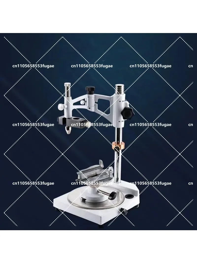 JT-09 Dental Lab Equipment Parallelometer Square Base Surveyor Visualizer with 7 Tips for Visual Inspection And Measurement
