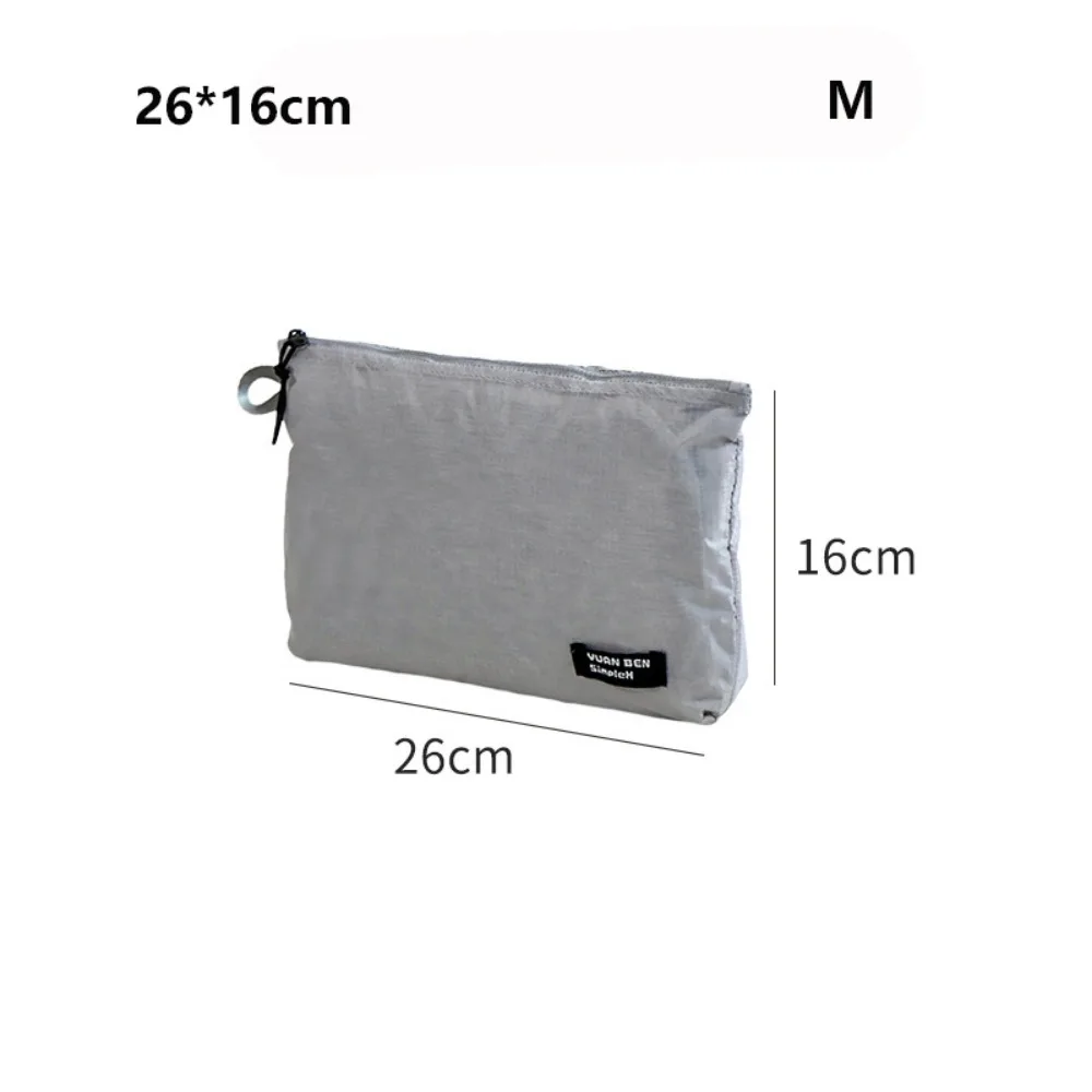 Portable Clothing Packaging Bag Silicone-coated Ultra-light Weight Luggage Storage Bag Yellow Orange Waterproof