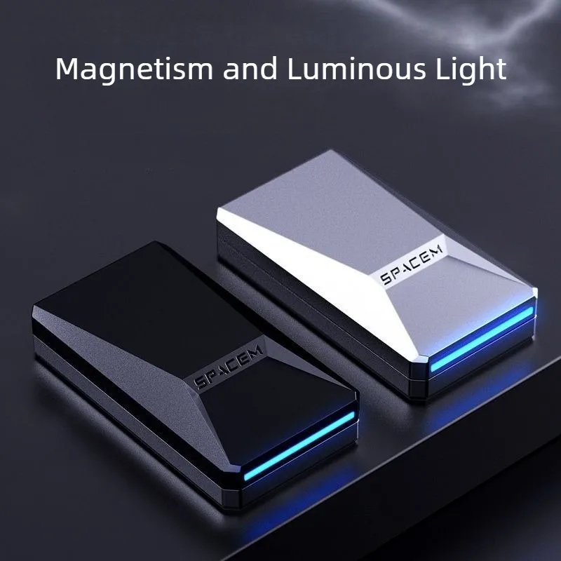 EDC Anti-Anxiety Fidget Slider Smooth Metal Stress Relief Toy Focus Glow Hand Toys Anxiety Relief Portable Desk for Adult Gift