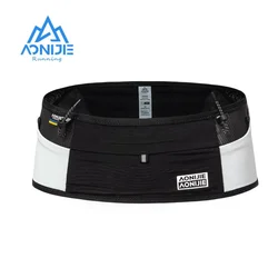 AONIJIE W8121 Elastic Sports Waist Bag Running Funny Pack Marathon Race Number Belt Pocket for Mountaineering Cycling Off-road