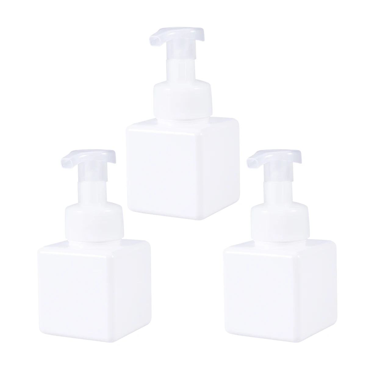 

250ml Plastic Pump Bottle Portable Refillable Travel Size Shampoo Lotion Foaming Liquid Soap Dispenser Bathroom Bedroom Use Non