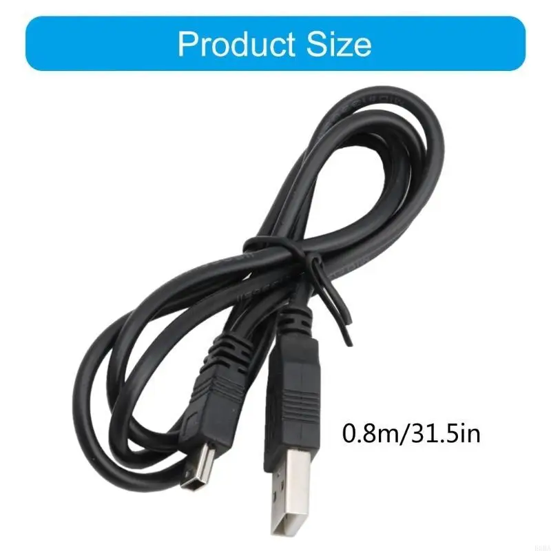 USB 2.0 Male A đến Mini B 5 Pin Cáp cho máy tính xách tay máy tính cá nhân Dữ liệu truyền tốc độ cao hình ảnh truyền bền