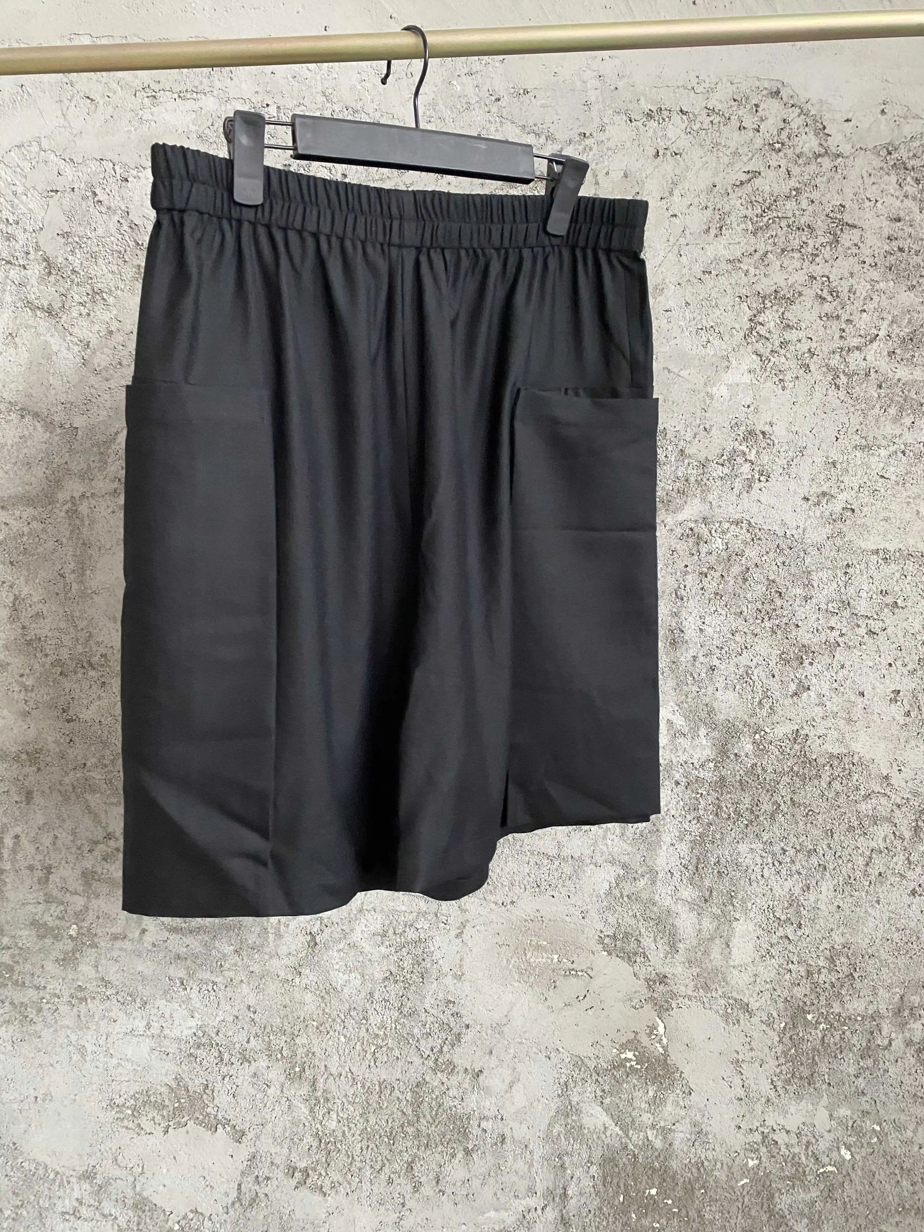 

TOP-YAMAMOTO large pocket loose CDG shorts capri pants