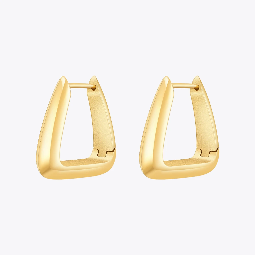 

ENFASHION Aretes De Mujer Geometry Triangle Stud Earrings For Women 18K Gold Plated In Earings Fashion Street Jewelry E241524