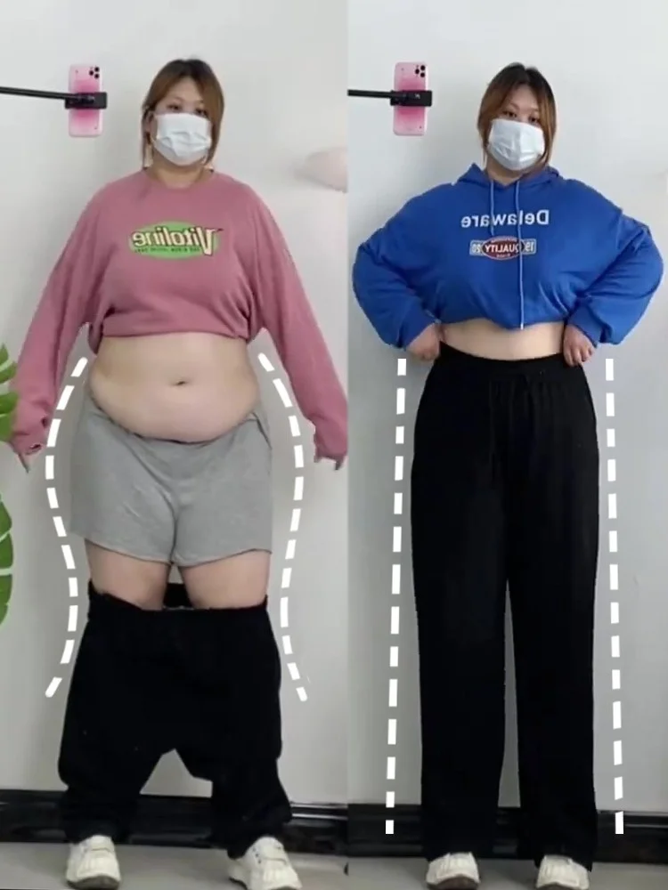 

Slimming High Waist Wide Leg Pants for Pear aped Women Ice Silk Casual Summer Trousers pe plus Size Ladies Jeans