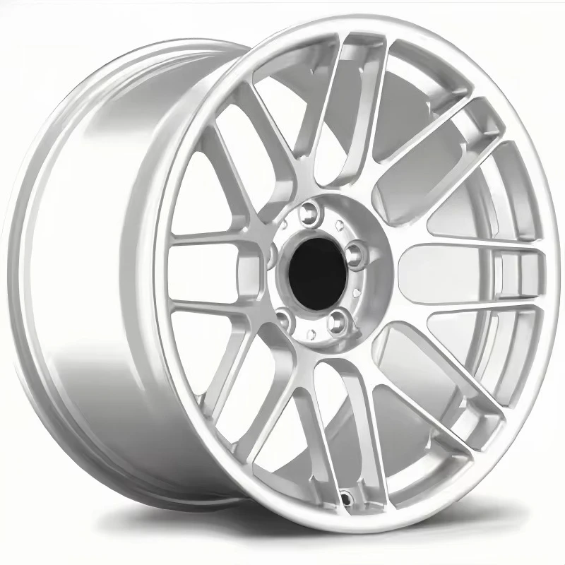 

racing wheels, one-piece forged wheels, mirror brushed silver, for 18-21 E92 E93 M3 M4 M5