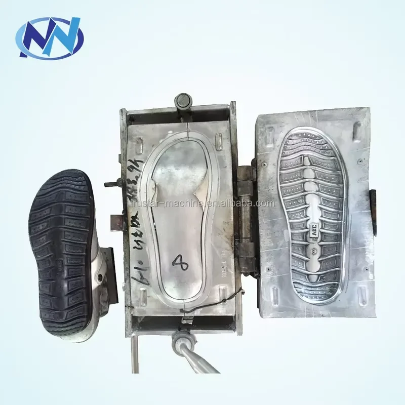 PU Aluminum Shoe Mold for Safety Boots Pouring Sole Manufacturing Tool Durable Industrial Footwear Last Maker High Precision