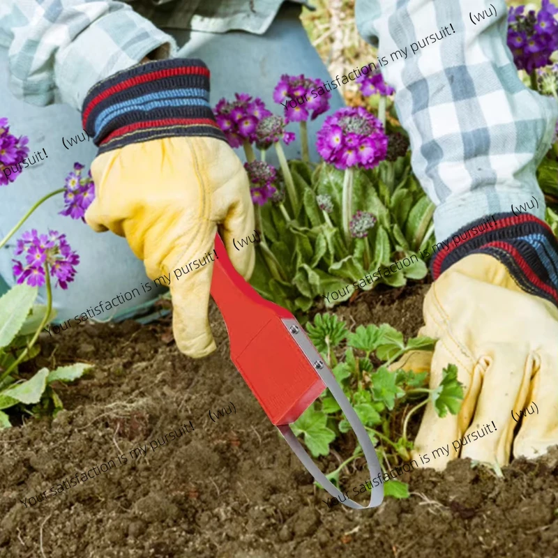 Multifunctional garden cleaning lawn mower, weeding tool creative manual ring weeding