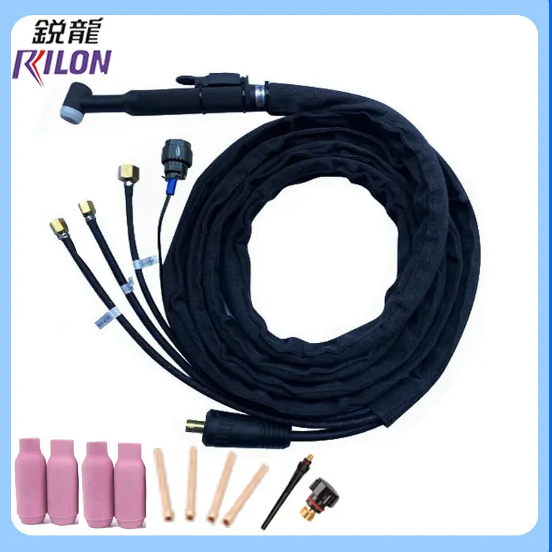 

Argon arc welding gun SR-18 WP-18 water-cooled argon arc welding gun is suitable for 315/400 argon arc welding machines