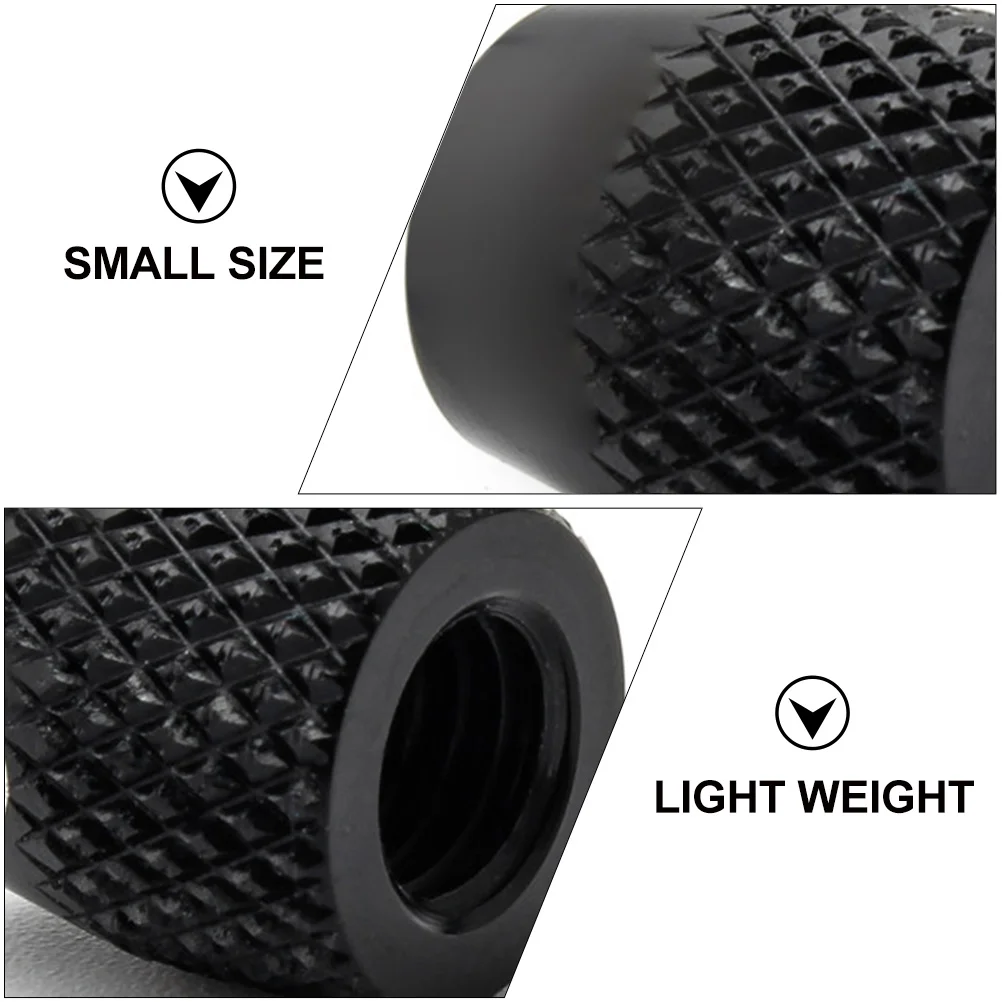 

4 Pcs Aluminum Alloy Fixed Nuts Smooth Edges Light Weight Bike Parts Cycling Accessories Small Size Corrosion Resistance