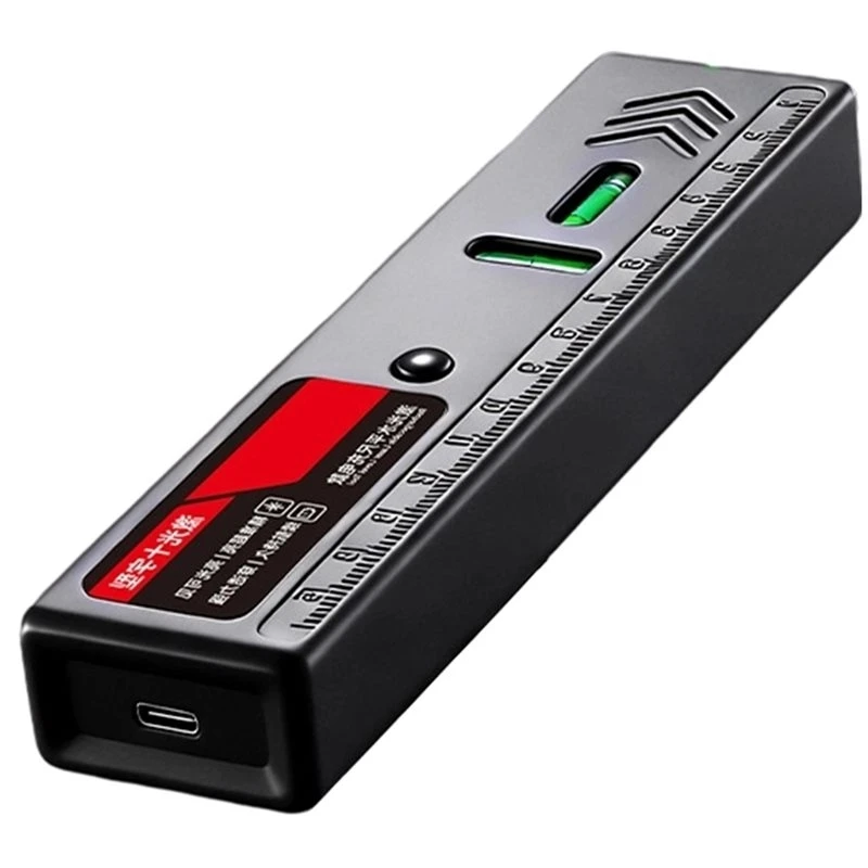 ABEZ Professional Green Beam Laser Level, High Precision Portable Level Tool Featuring Cross Line& Strong Magnetic Base