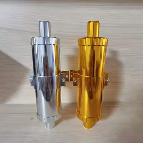 24mm Stainless Steel Muffler Silencers round Exhaust Pipe with Bracket for Air Diesel Parking Heater Car Truck Caravan Camper