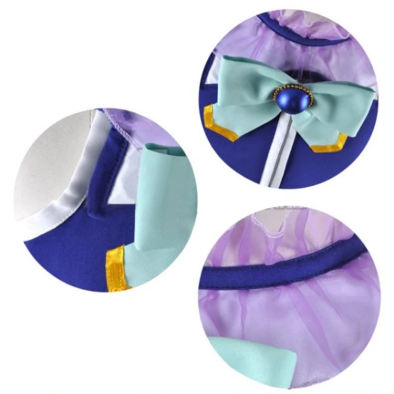 SingXeng Anime KonoSuba bendición de Dios en este maravilloso mundo Aqua Cosplay disfraz Tops vestido uniforme traje Halloween