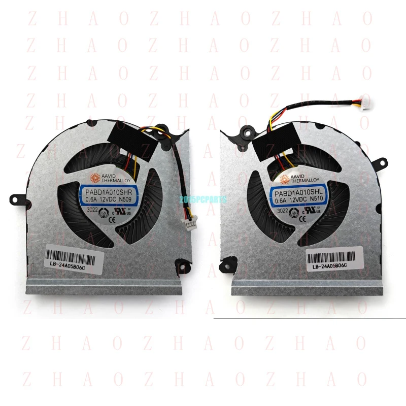 

L+ New for MSI Vector 16 HX A13VHG A14VFG A14VGG A14VHG A14VIG CPU / GPU Cooling Fans