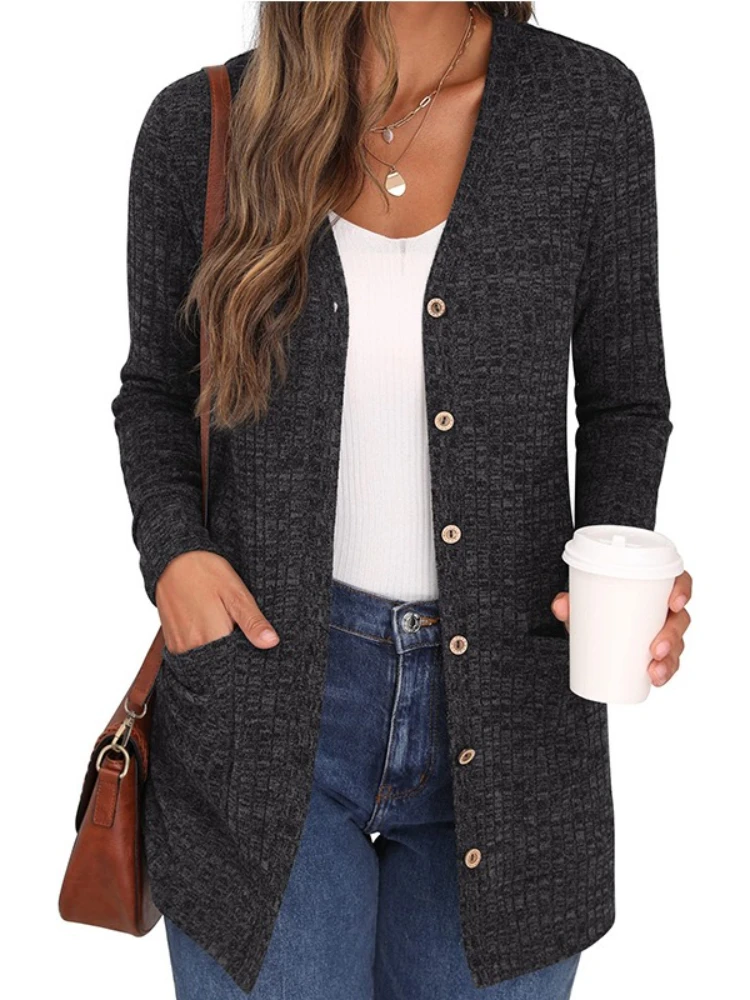 

New Autumn Winter Loose Sweater Women's Coat Cardigan Sweater Knitted Cardigan Cardigan Women Cardigans Korean Fashion Clothing
