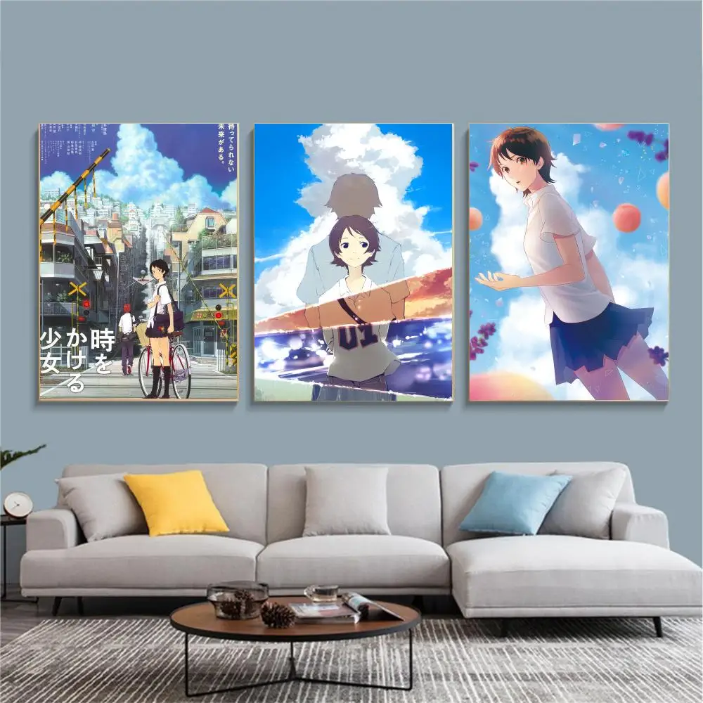 anime T-The Girl Who Leapt Through Time-E Painting Calligraphy Nature Inspired Artwork for Living Room  Home Decoration