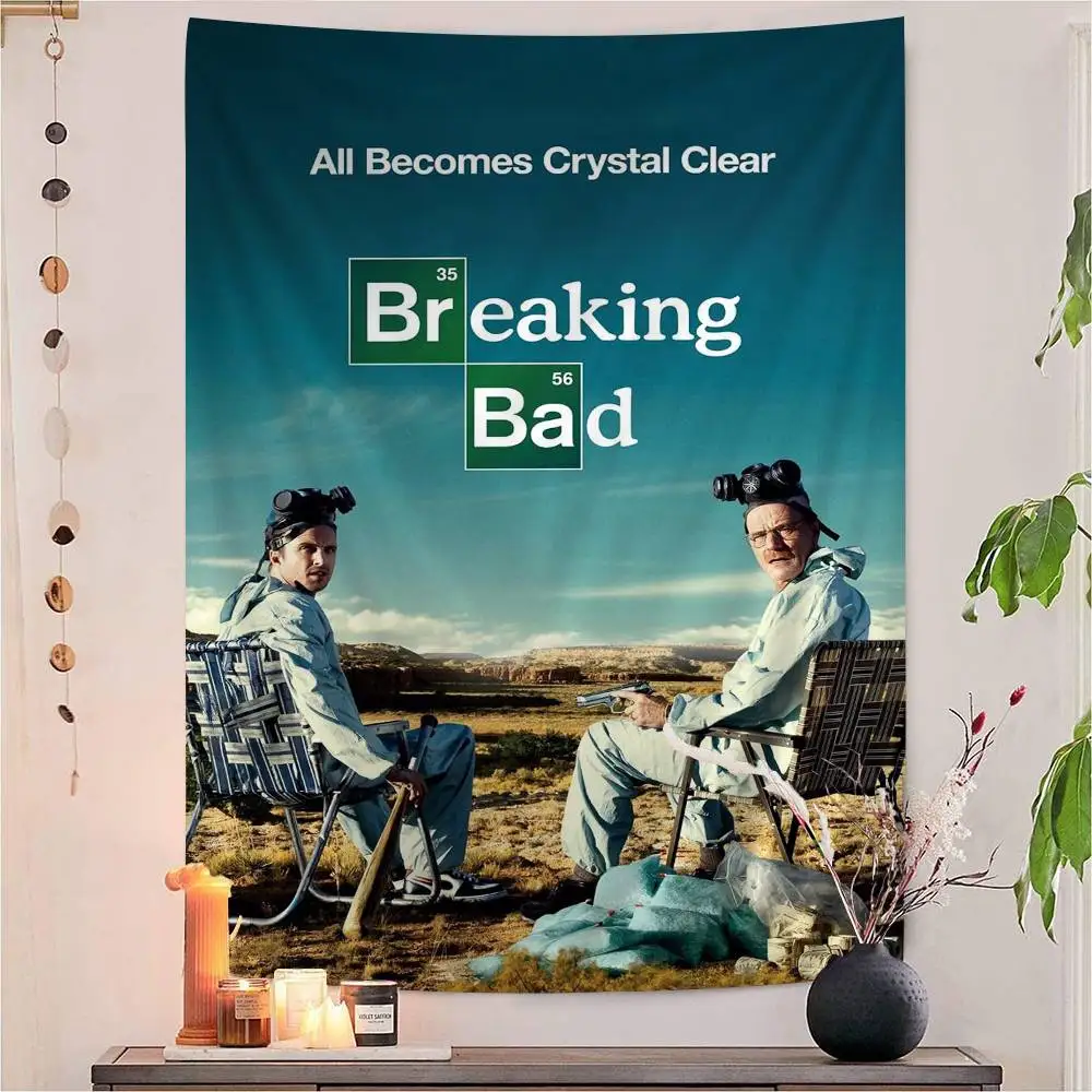 Breaking Bad TV Show Series Colorful Tapestry Wall Hanging Bohemian Wall Tapestries Mandala Wall Hanging Sheets
