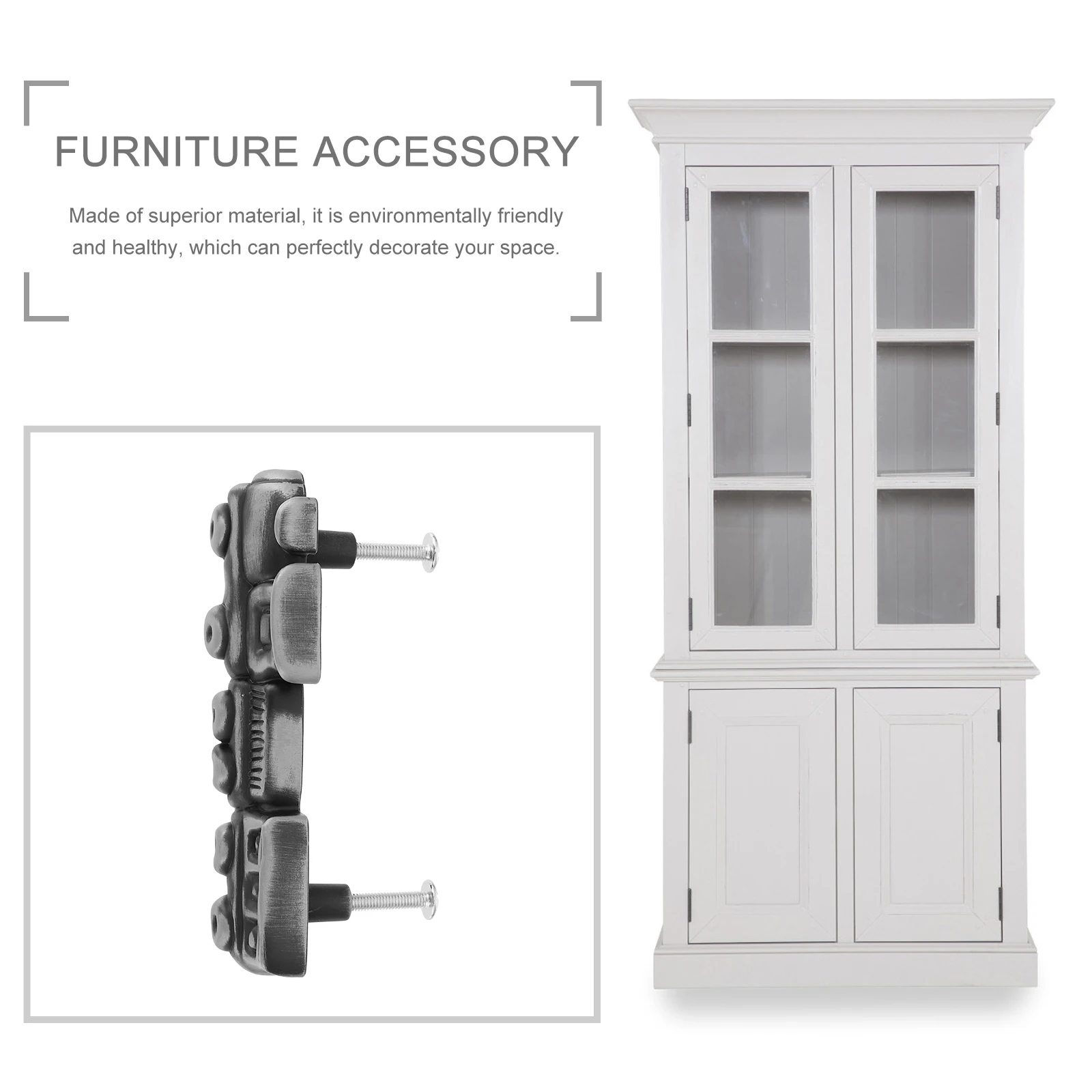 

Creative Train Handle Decorative Drawer Knob Cabinet Wardrobe Furniture Accessory Fade Resistant Durable Hardware