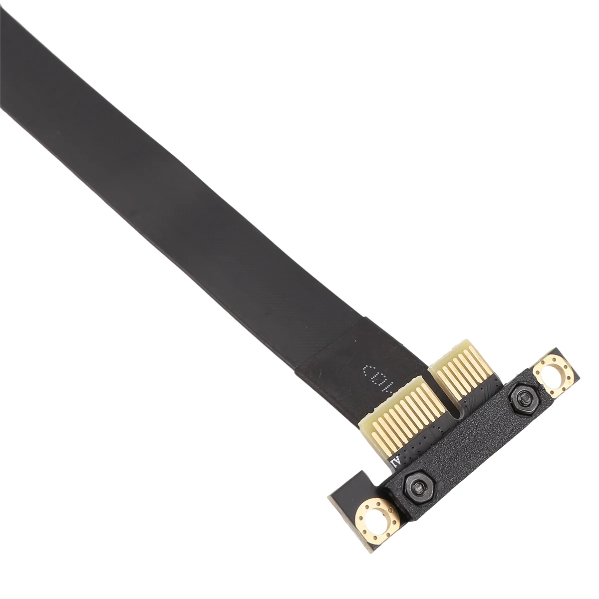 

FLLF PCIE X1 Riser Cable Dual 90 Degree Right Angle PCIe 3.0 X1 to X1 Extension Cable 8Gbps PCI Express 1X Riser Card 20cm