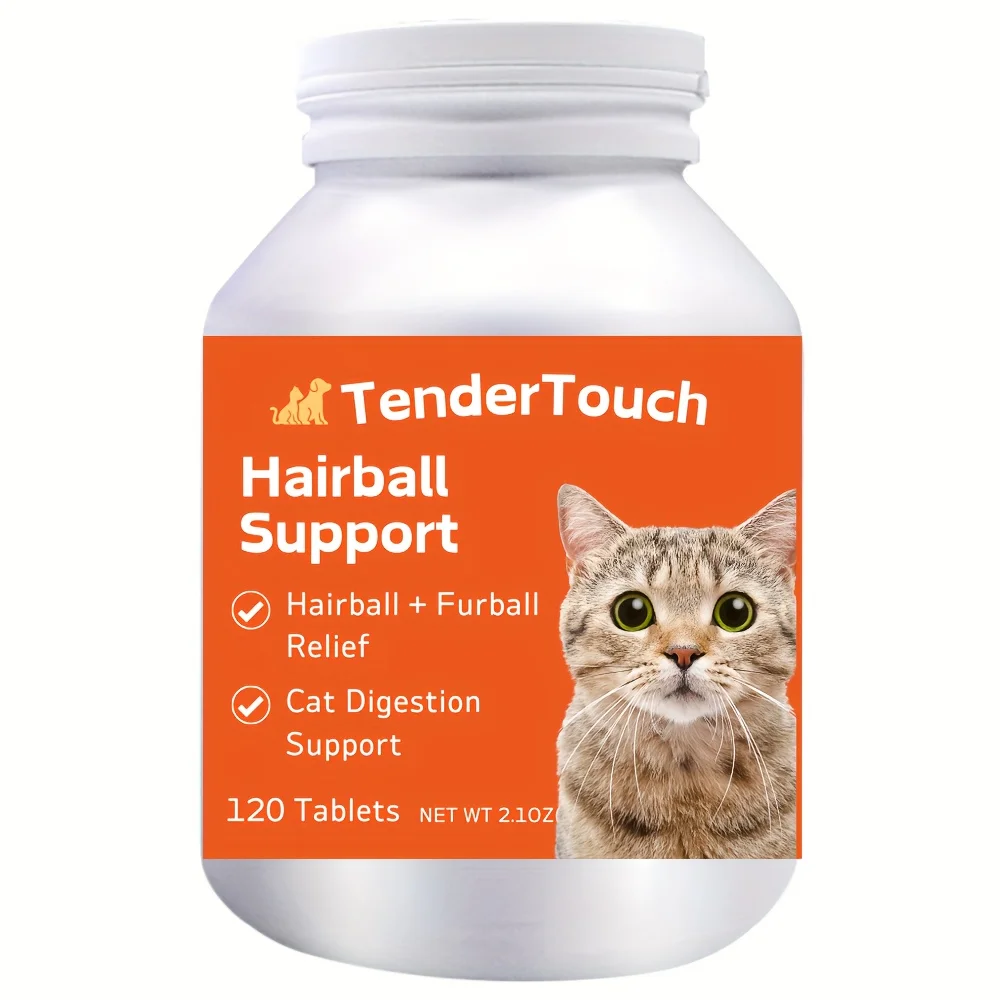 3-Pack(3 x 200 Count)  - 600 Count - Cat Hairball, Hairball Aid Supplement for Cats & Vitamins for Hairball Control