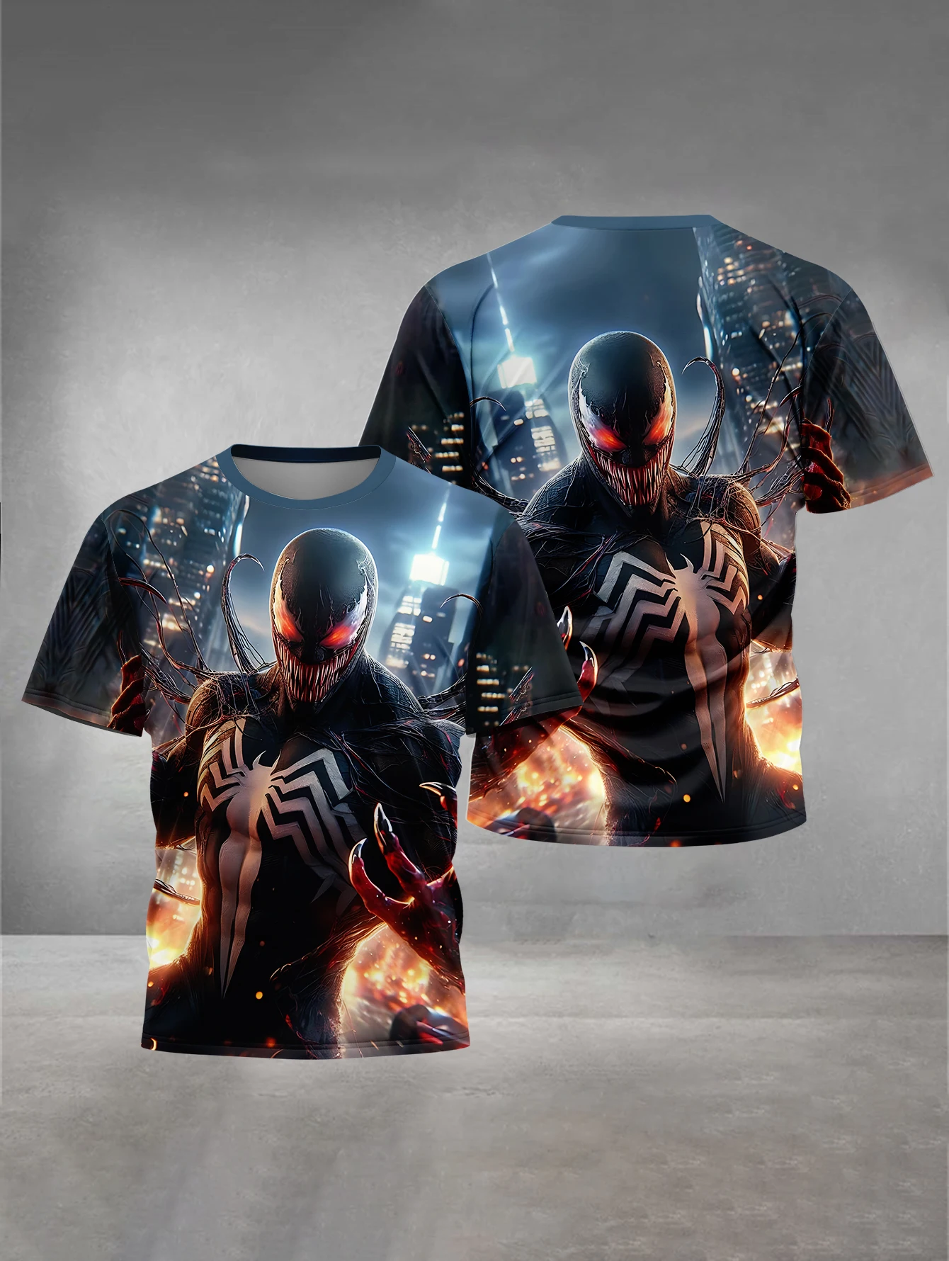 Cool and hot movie Venom 3D Print Baby Clothing 5 to 14 Years Male Outdoor Clothes for Children Boy Girl Child T-Shirt Top Shirt