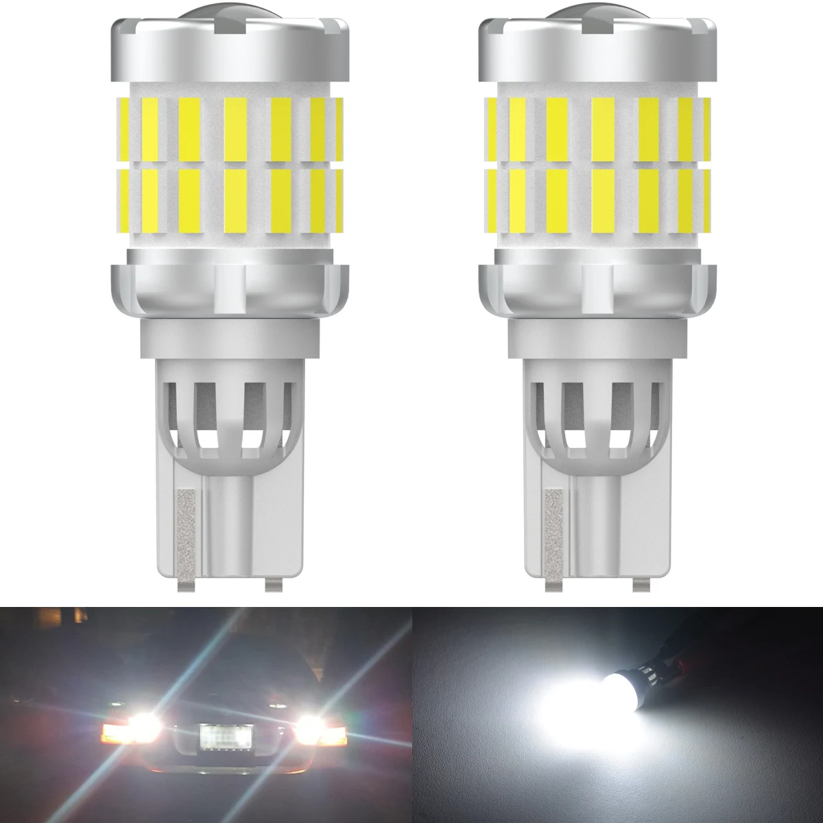 2Pcs 2000LM W16W Le… - image