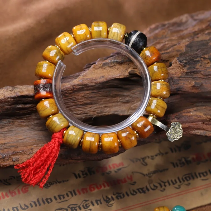 Handmade Tibetan-style jewelry including bracelets and bangles