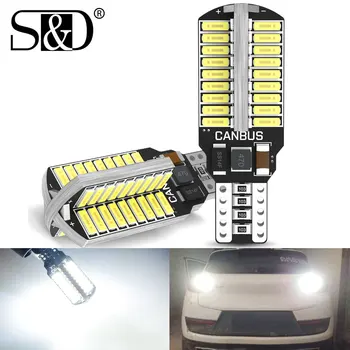 2pcs Canbus T15 W16W 921 912 T16 902 LED Bulbs 72pcs 4014SMD Super Bright 3000LM Car Reversing Light 6000K White 12V