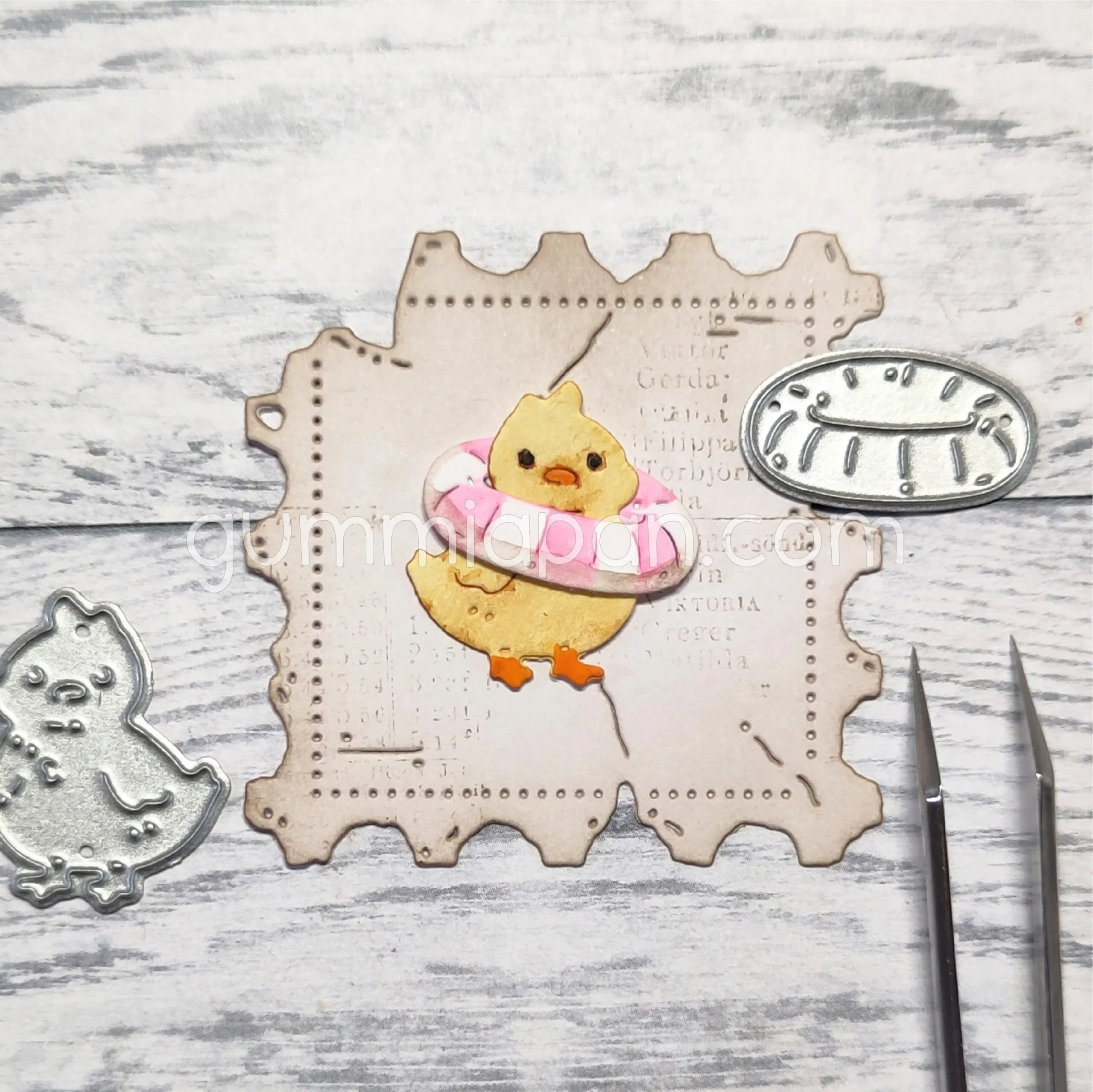 Strawberry Shortcake Heartfelt Cat in Swimming Ring Metal Cutting Dies New Arrival 2026 DIY Molds Scrap Booking Paper Making Die
