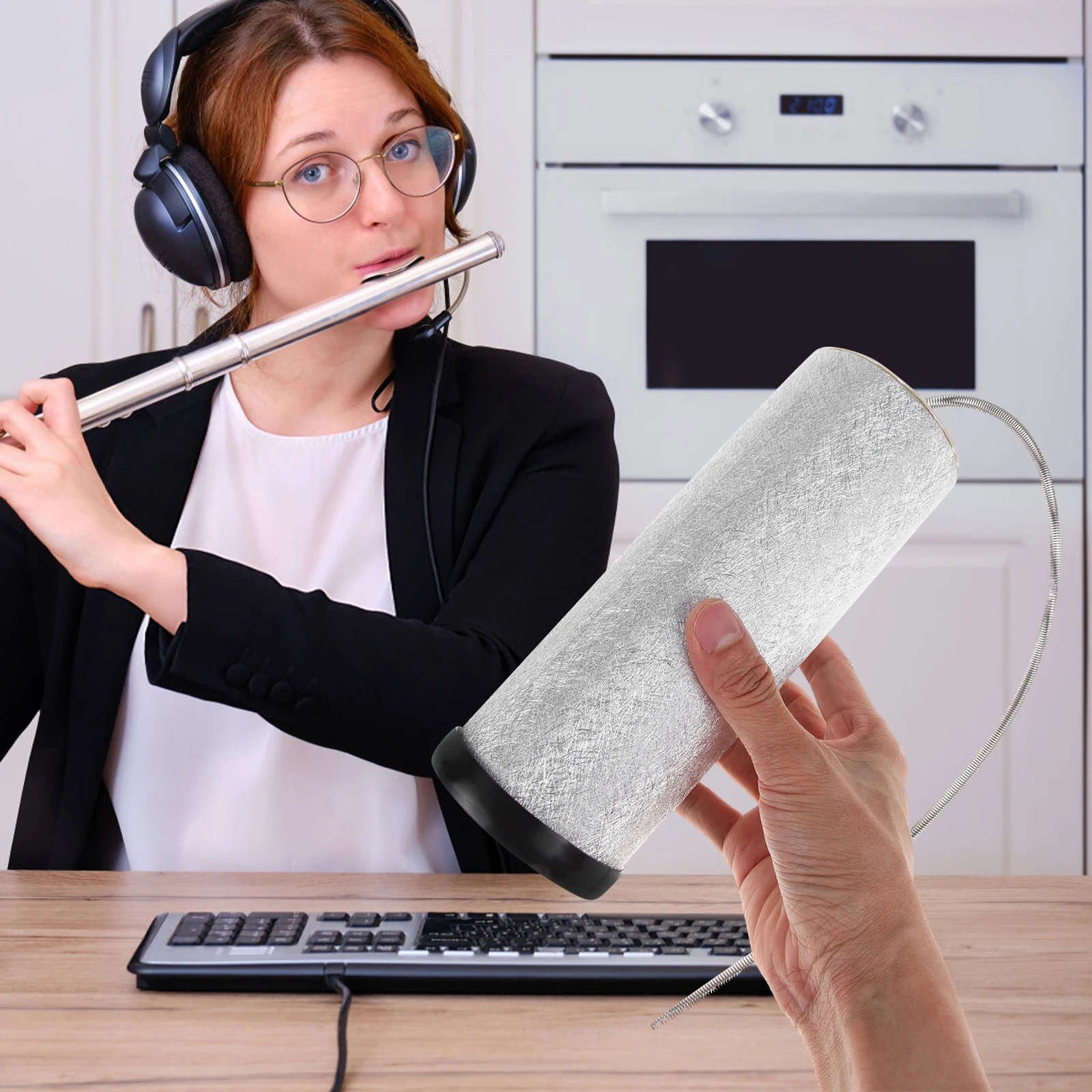 Trovão fabricante de som crianças instrumento musical prata suave verdadeiro trovão som música classe jogos festa brinquedo percussão