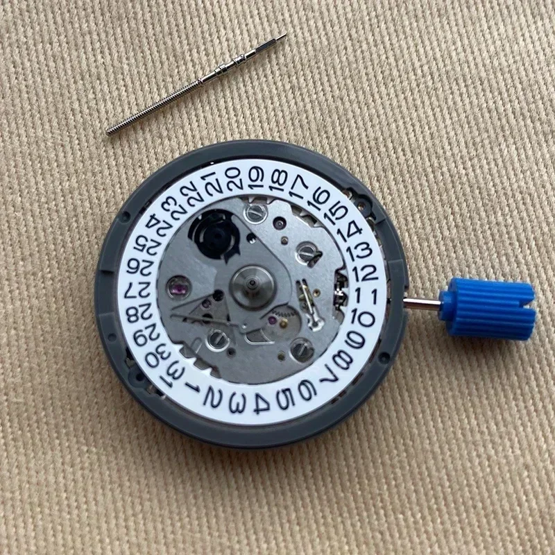 اليابان العلامة التجارية الجديدة TMI NH35 الحركة الميكانيكية التلقائية عالية الدقة 24 جواهر وزارة الدفاع ساعة استبدال NH35A التاريخ عند 3:00