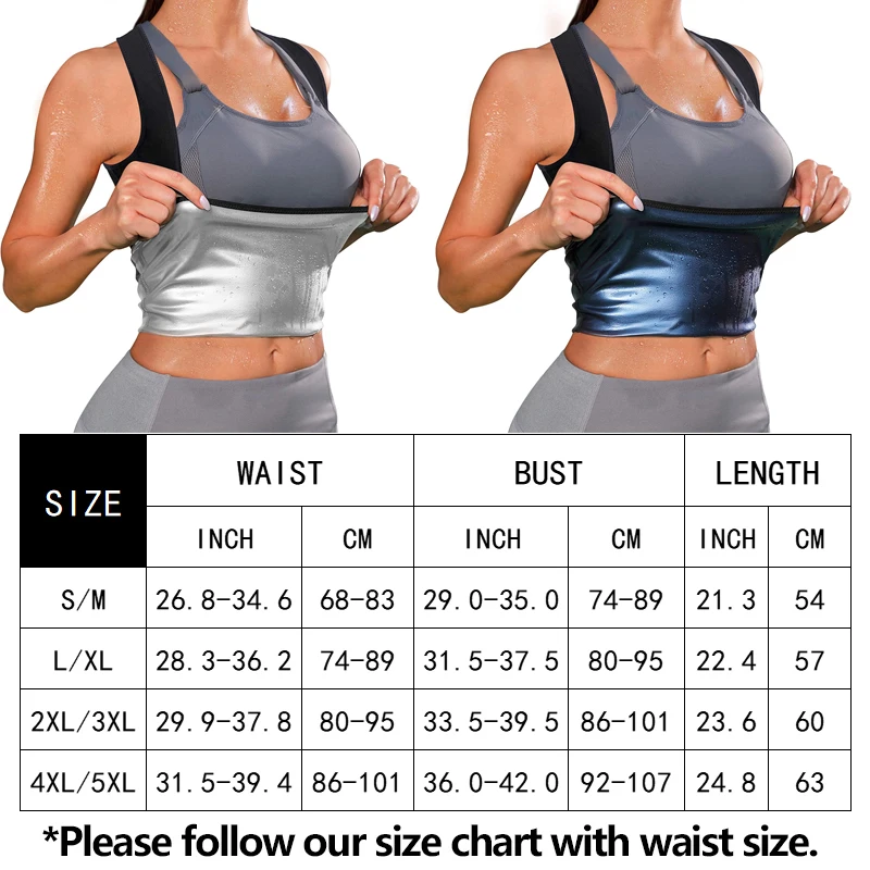 Women Body Shaper Sauna Sweat Slimming Waist Trainer Long Sleeve Shirt Workout Tank Tops Shapewear Corset Compression Underwear