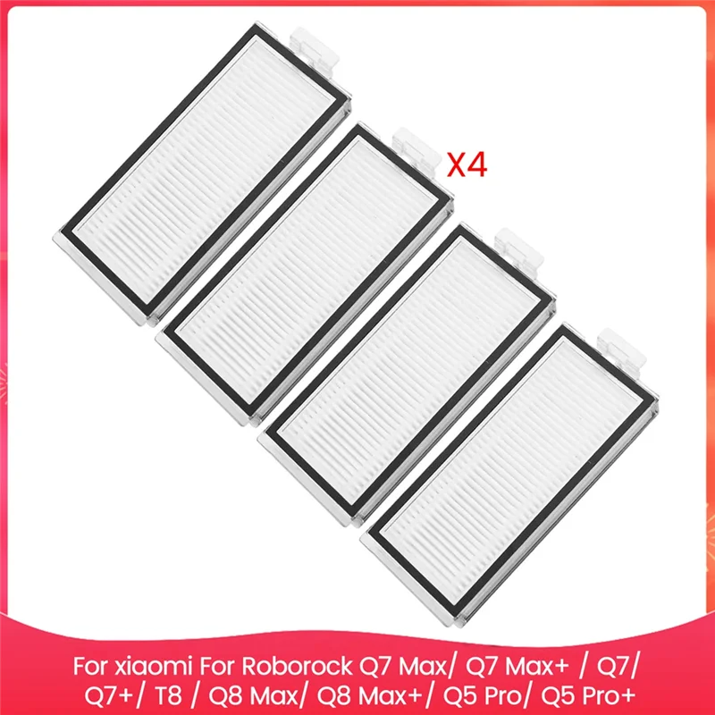 

AC93-Hepa Filters For Xiaomi Roborock Q7 Max/ Q7 Max+ / Q7/ Q7+/ T8 / Q8 Max/ Q8 Max+/ Q5 Pro/ Q5 Pro+ Robot Vacuum Cleaner
