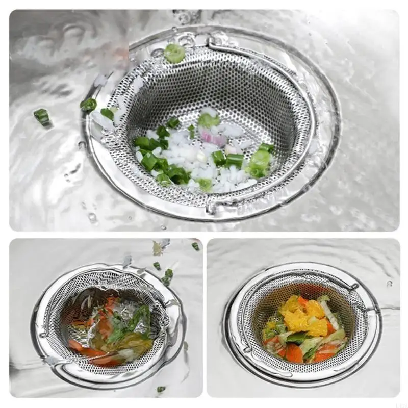 L43A Practical Drain Filter with Handle Convenient Sink Strainers with Handle Sink Strainers Waste Filter Floor Drain
