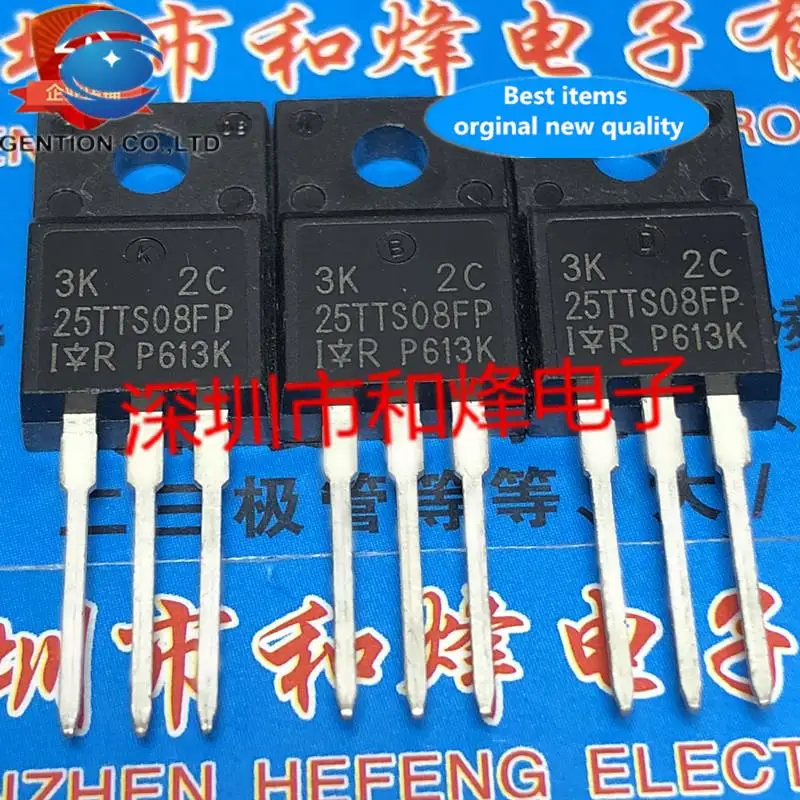 

10 шт. 100% оригинал, новый 25TTS08FP TO-220F 25A 800 В