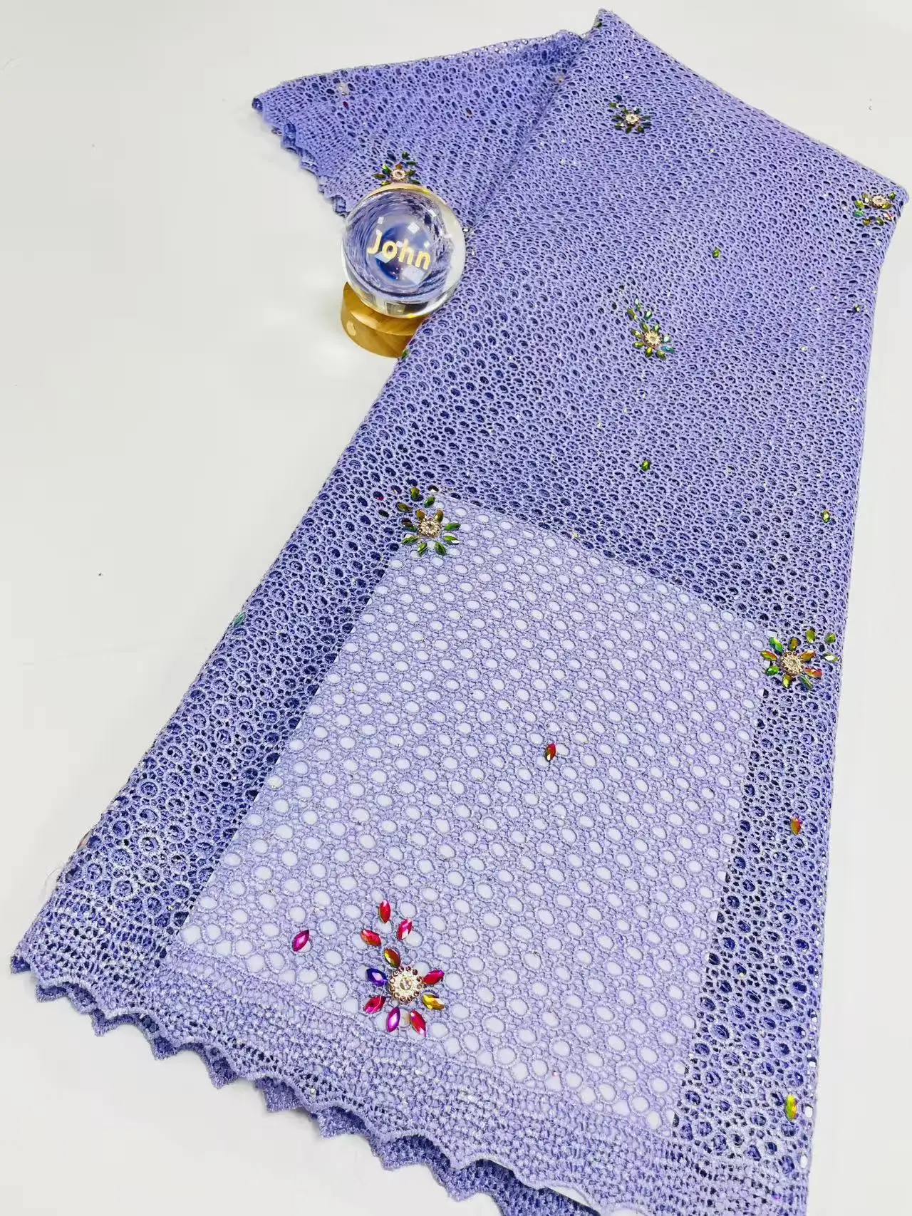 

Новое поступление, африканские камни, гипюровый шнур, кружевная ткань, 2025, высокое качество, водорастворимая кружевная ткань, нигерийская сетка для женщин, Hm216-1