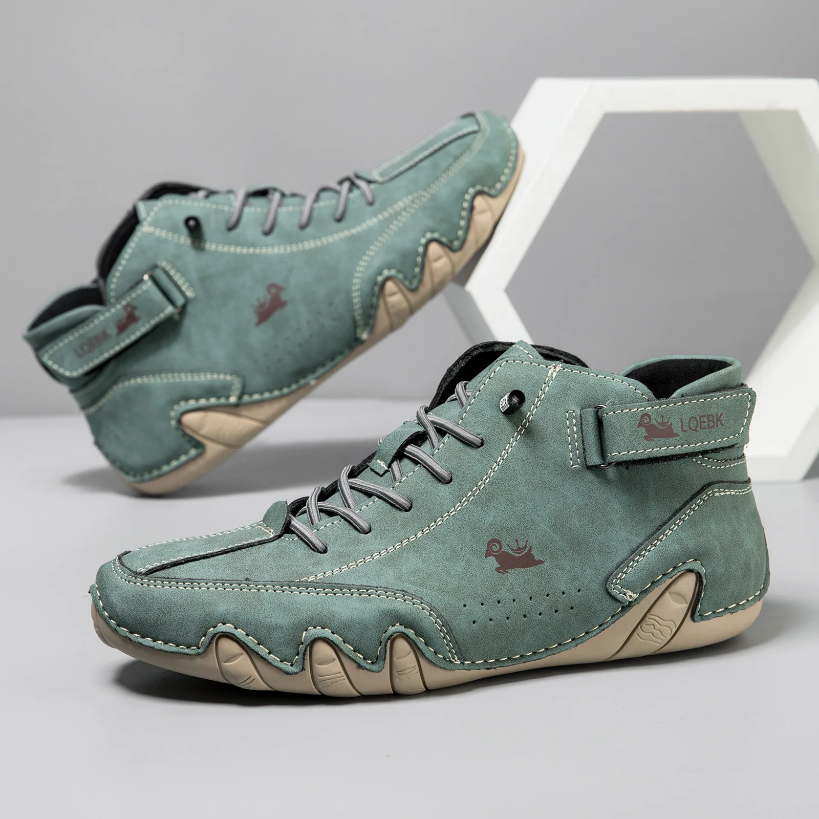 Spring Summer High Top Octopus Sneakers Men Casual Ankle Boots Customized Comfortable Breathable Fashion Shoes