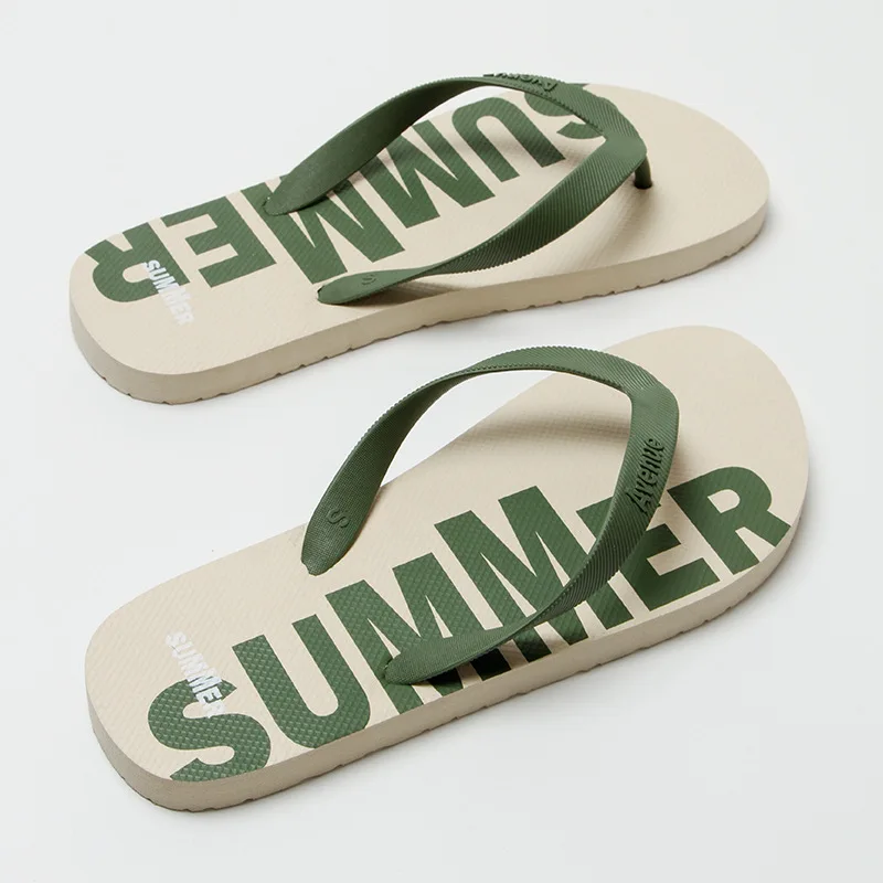 2026 New Arrival Slippers Men Summer Flip Flops Beach Sandals Anti-Slip Casual Flat Shoes Slippers Indoor House Shoes For Men image 3
