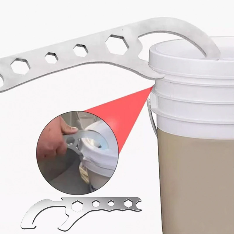 

Большой ключ и лом, портативный многофункциональный инструмент EDC для открывания крышек и бутылок на открытом воздухе