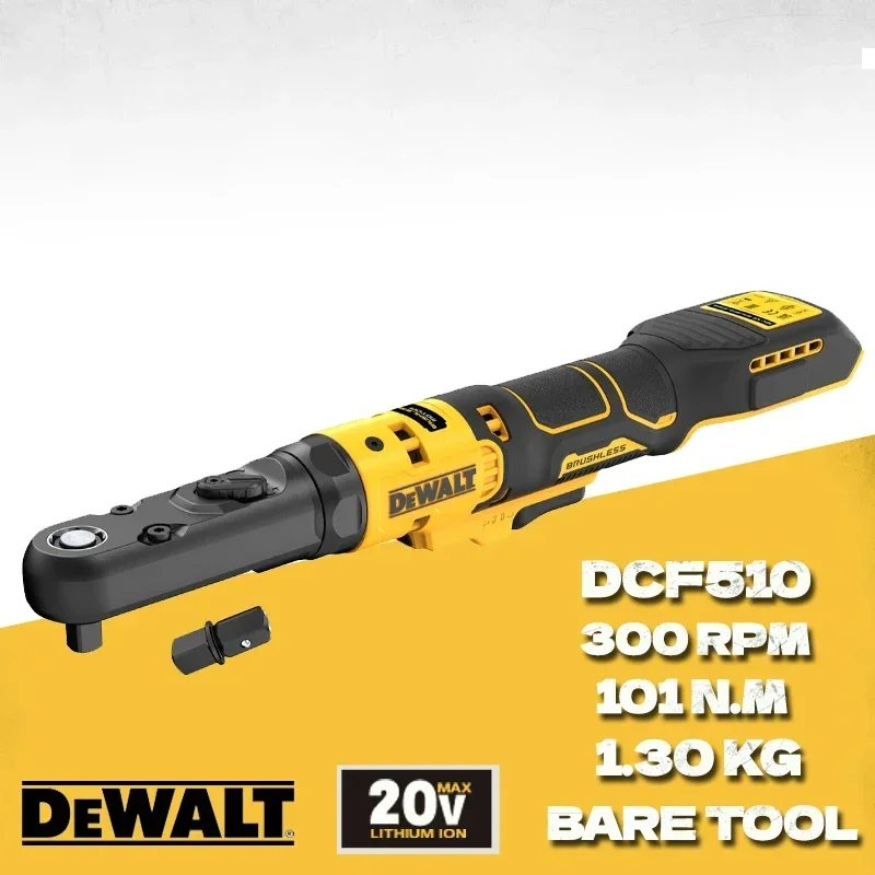 DEWALT DCF510N Cordless Ratchet Wrench Atomic Compact Brushless 20V 3/8\